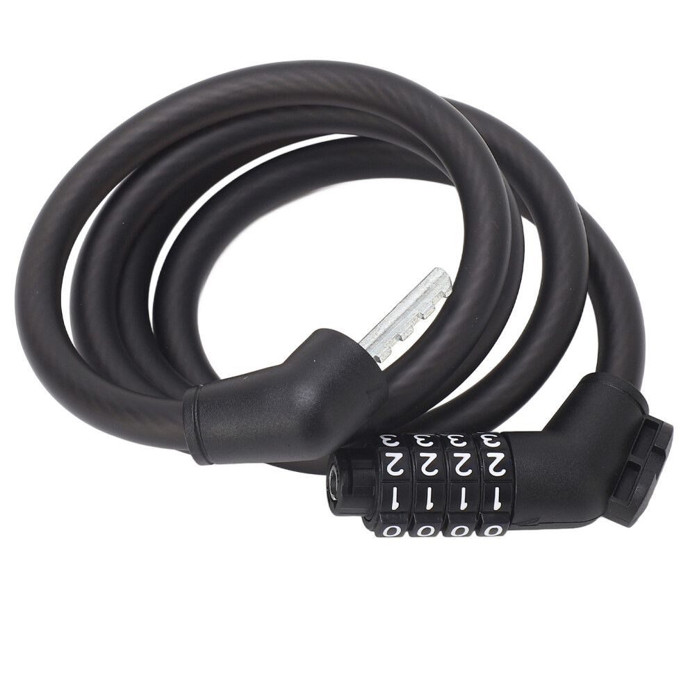 Steel Mountain Bike Lock Cable 1.2m Anti Theft Combination Security
