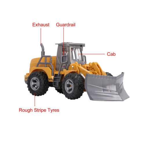 Electric Snow Plow Engineering Car Toy with Remote Control and Batteries 2