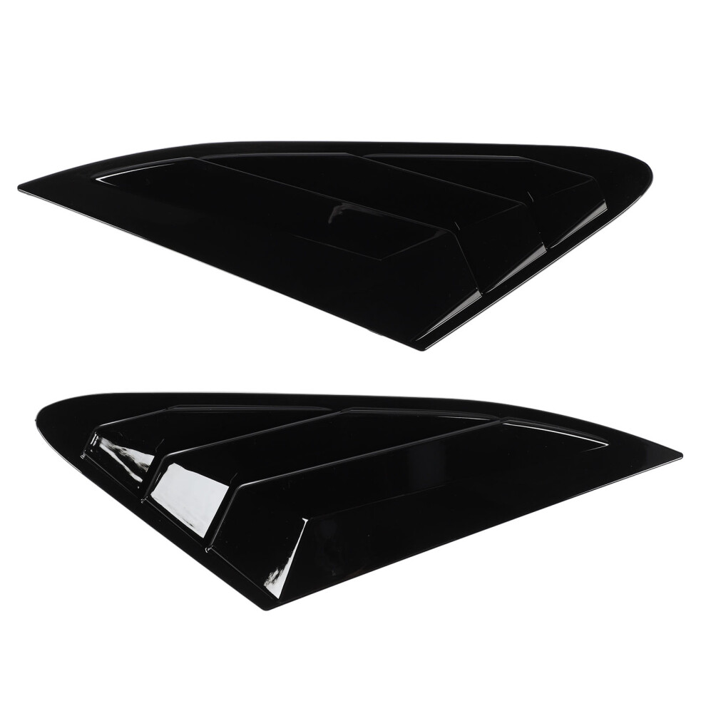 Gloss Rear Side Window Louvers For Kia K5 Easy Install 2Pcs Black 8701331757176