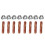 M8 1.25 Turbo Stud Bolts Kit 8mm 1