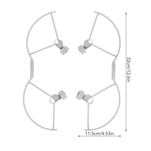 Quick Release Propeller Guards for Mini 4 Pro, PC, Removable Protectors 1