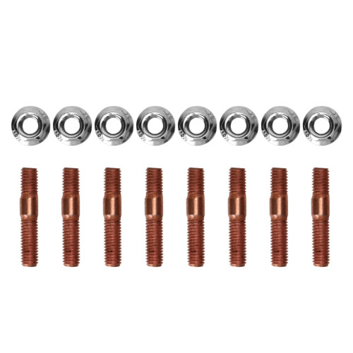 8 Pcs M8 1.25 Threaded Turbo Studs Kit 8mm Metal