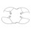 Quick Release Propeller Guards for Mini 4 Pro, PC, Removable Protectors 3