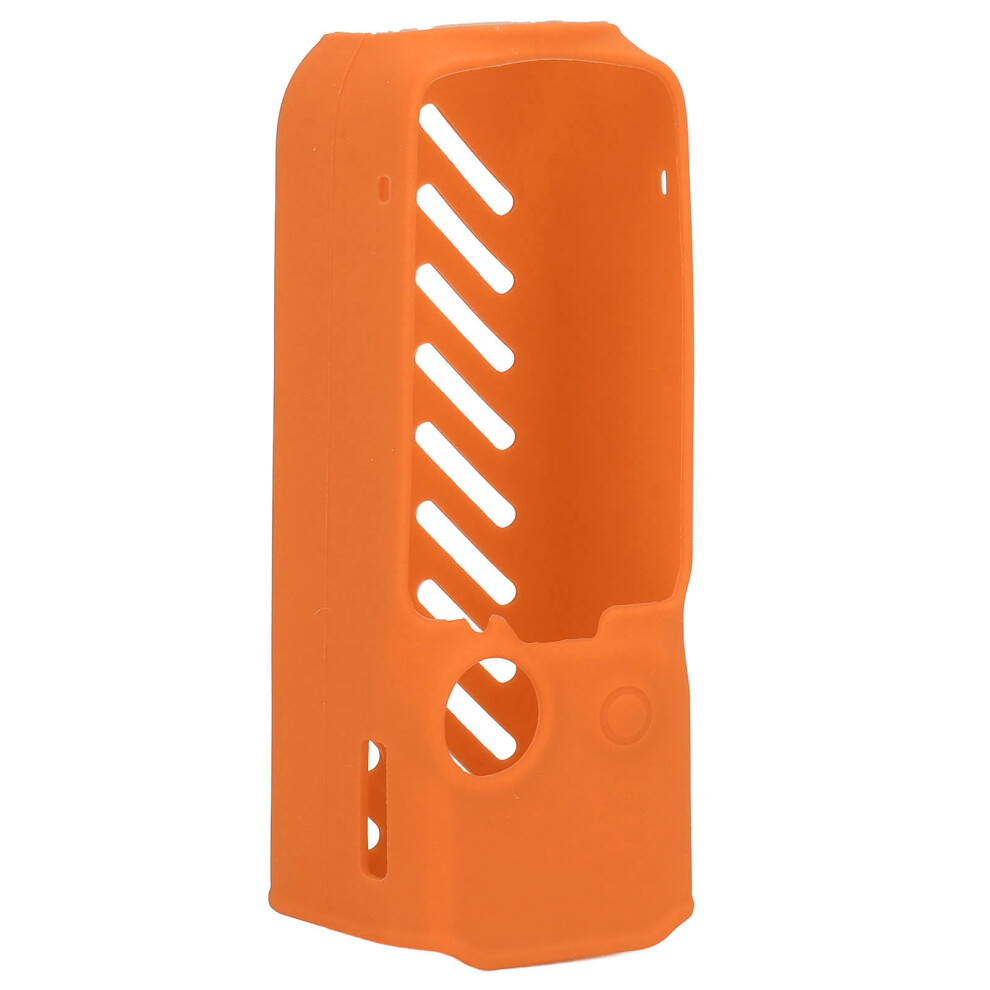 Silicone Case For Osmo Pocket 3 Action Camera, Anti-Scratch & Heat Dissipation Orange 4981331765515