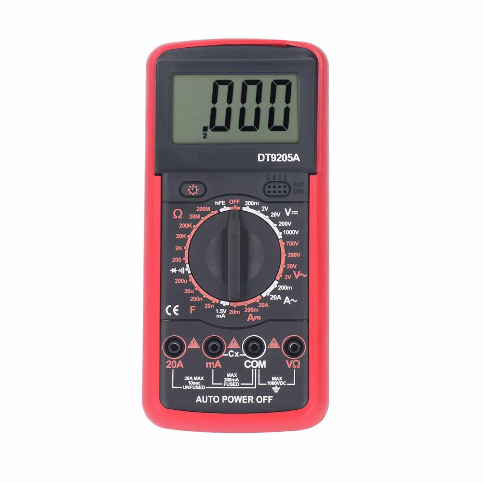 Digital Multimeter Electrical Voltage Tester Set, Abs, High Accuracy 4651331767528