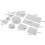 11Pcs Transparent Acrylic Clear Stamp Block Pad 8