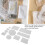 11Pcs Transparent Acrylic Clear Stamp Block Pad 7