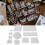 11Pcs Transparent Acrylic Clear Stamp Block Pad 6