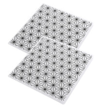 2pcs Embossing Folders Concave Convex Scrapbooking