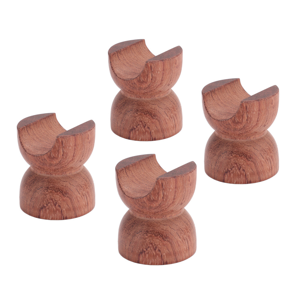 4Pcs Rosewood Hifi Speaker Cable Bracket Sound System Stabilizer, 45Mm Diameter 8781331770184