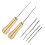 2 Set Copper Handle Sewing Awl Taper Leather Shoe 9