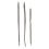 2 Set Copper Handle Sewing Awl Taper Leather Shoe 13