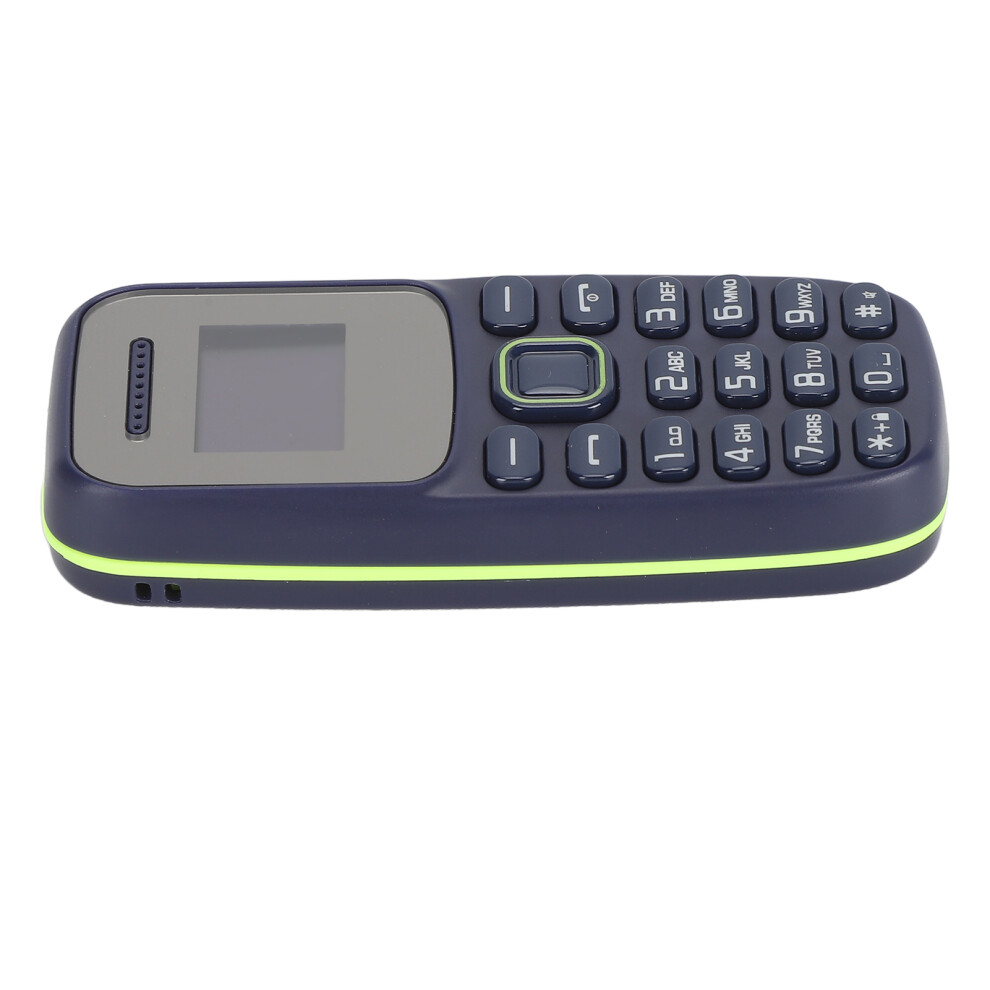 2G Mini Phone For Seniors 0.66 Inch Dual Sim Gsm Unlocked Tooth Music Blue 8471331773444