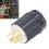 L21-30P 30A Locking Plug 4P5C 120/208V Nylon-PC 1