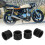 4pcs Carburetor Intake Manifold Boots Rubber 35mm 12