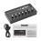 Table de mixage USB-C à 6 canaux, 15 x 7 x 2,4 cm, noir 3