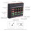 Mixer per cuffie a 4 canali 15,5x13x2,8 cm Nero 4