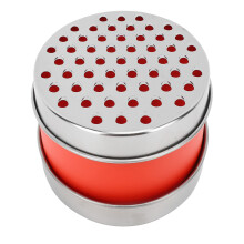 Beidseitige Boxreibe mit Stauraum rot 17x12x7cm