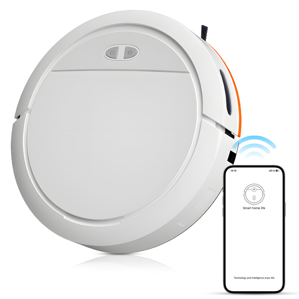 3-in-1 Robot Vacuum and Mop Combo 4000Pa WiFi Control, 30x30x5.5cm