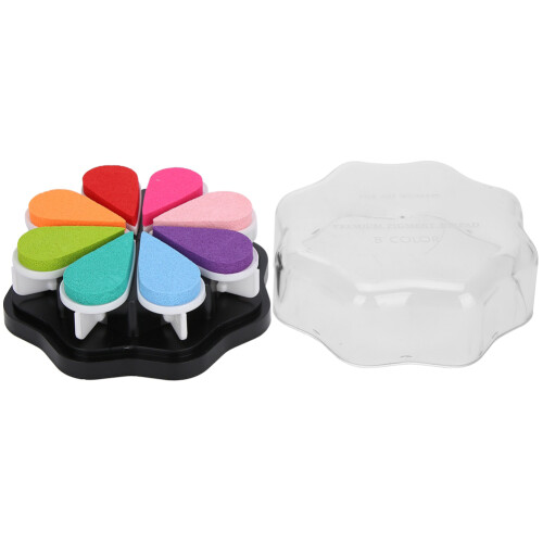 Petal Inkpad 8 Colors Water Based DIY Hand Stamp 1