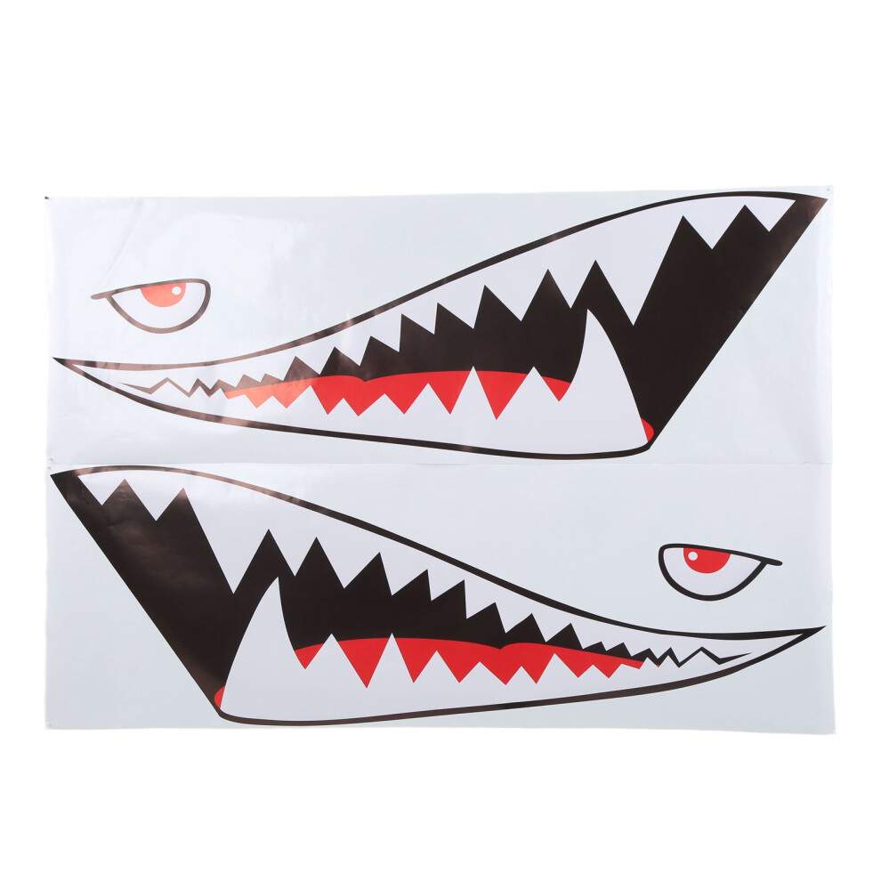 Shark Mouth Teeth Decal Lightweight Car Exterior 9121376106972