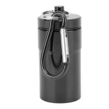 Cendrier portable en alliage d'aluminium 6832 mm couvercle noir
