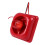 ABS Material Fire Strobe Siren with Red Flashing Lights 115DB 15