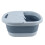Foldable Foot Bath Basin Blue 30x39x17cm 13