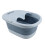 Foldable Foot Bath Basin Blue 30x39x17cm 15