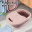 Foldable Foot Bath Basin PP Silicone 30x39x17 Red 4