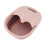 Foldable Foot Bath Basin PP Silicone 30x39x17 Red 10