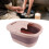 Foldable Foot Bath Basin PP Silicone 30x39x17 Red 16
