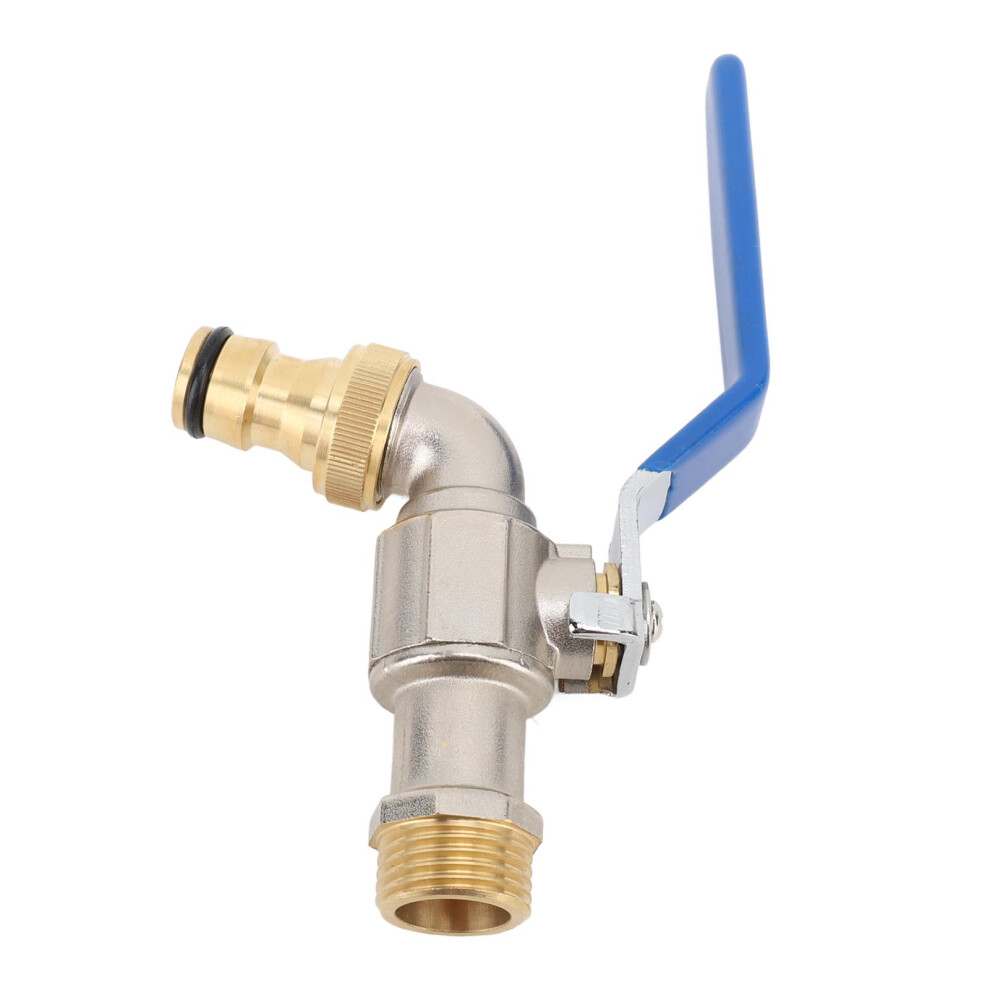 Brass Ball Valve Tap 1/2 Inch Fast Flow Bathroom Kitchen Faucet 9391331790304
