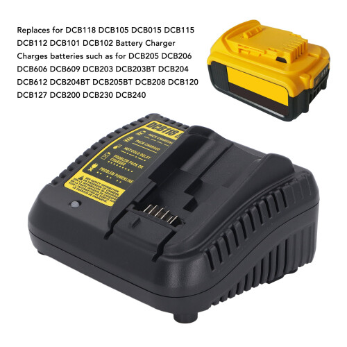 DCB118/105/015/112/206 20V 60W Ladegerät schwarz EU 2