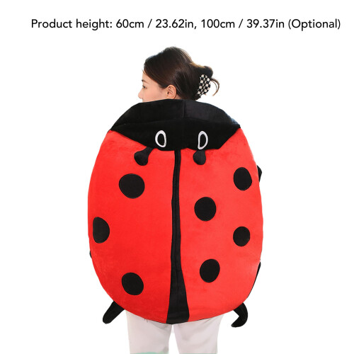 Oversized Wearable Ladybug Pillow 100cm - Fun Plush for All Ages 1