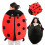 Oversized Wearable Ladybug Pillow 100cm - Fun Plush for All Ages 3