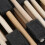 50Pcs Foam Brush Black Sponge Wood Handle Paint 14