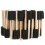50Pcs Foam Brush Black Sponge Wood Handle Paint 4