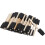 50Pcs Foam Brush Black Sponge Wood Handle Paint 5