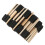50Pcs Foam Brush Black Sponge Wood Handle Paint 9