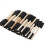 50Pcs Foam Brush Black Sponge Wood Handle Paint 2