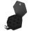 Hex-Würfelbox - PU-Leder & Schaumstoff Schwarz 6