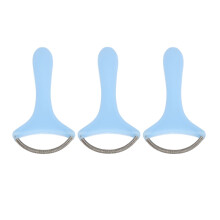 3pcs Spring Facial Hair Remover for Women Long Handle Steel Gentle Epilator