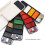 Solid Watercolor Paint Fan Shaped Foldable 12