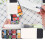 Solid Watercolor Paint Fan Shaped Foldable 10