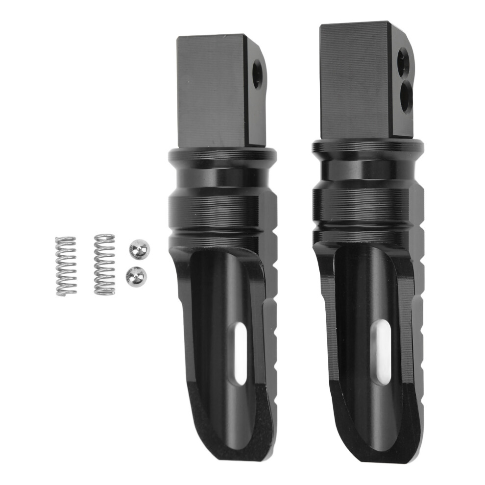 1 Pair Motorcycle Rear Foot Pegs Cnc Process T6063 Black 9121376109119