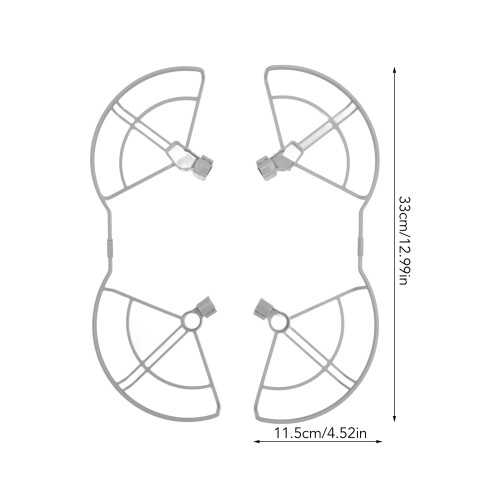 4 pezzi di protezione per eliche per Mini 3 Pro - ABS 1