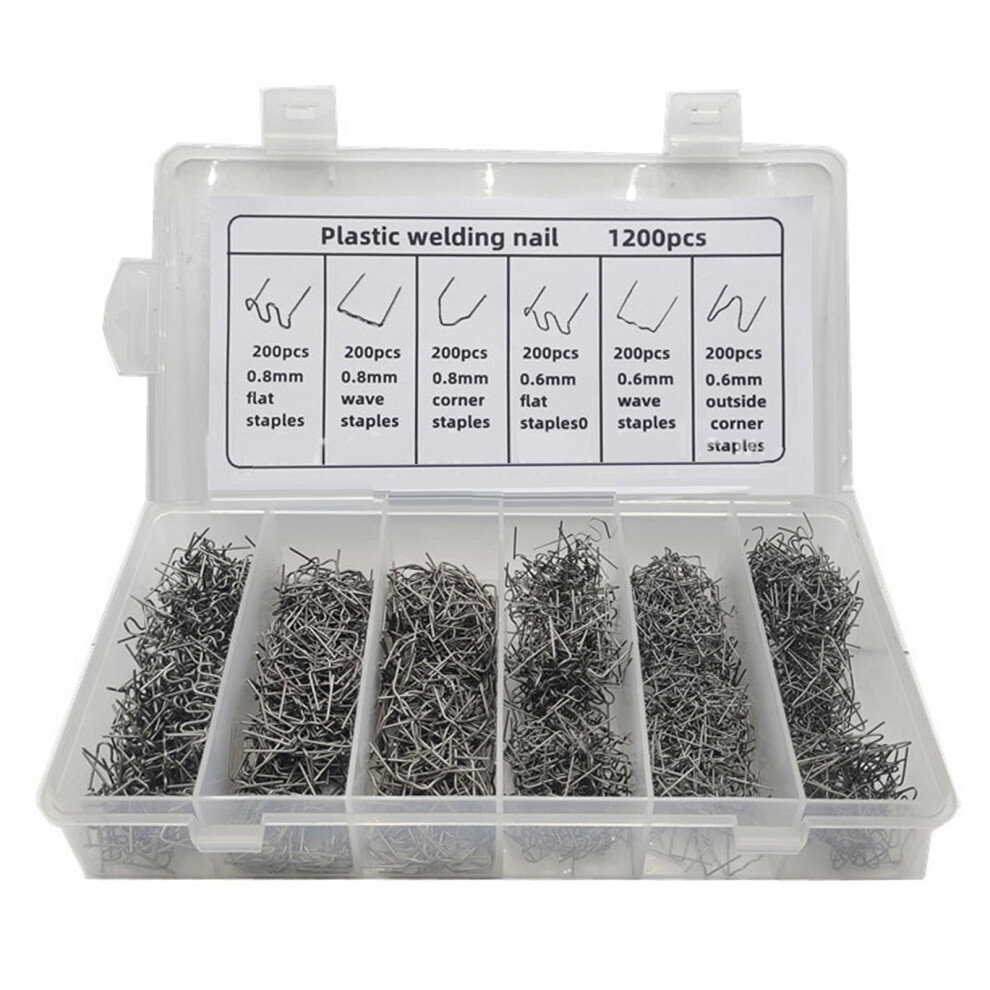1200Pcs Car Bumpers Plastic Repair Welding Nails 9121376109744