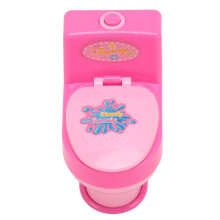 Giocattolo mini gabinetto in ABS rosa - Modello Mini, 2 batterie AA