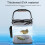 Large Transparent EVA Folding Fishing Bucket with Handle, 2 Sizes 2